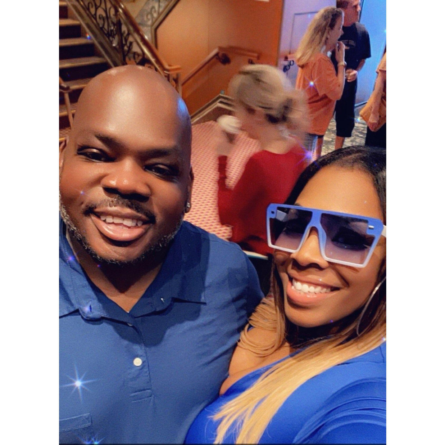 Headed off to dinner while cruising on Carnival!