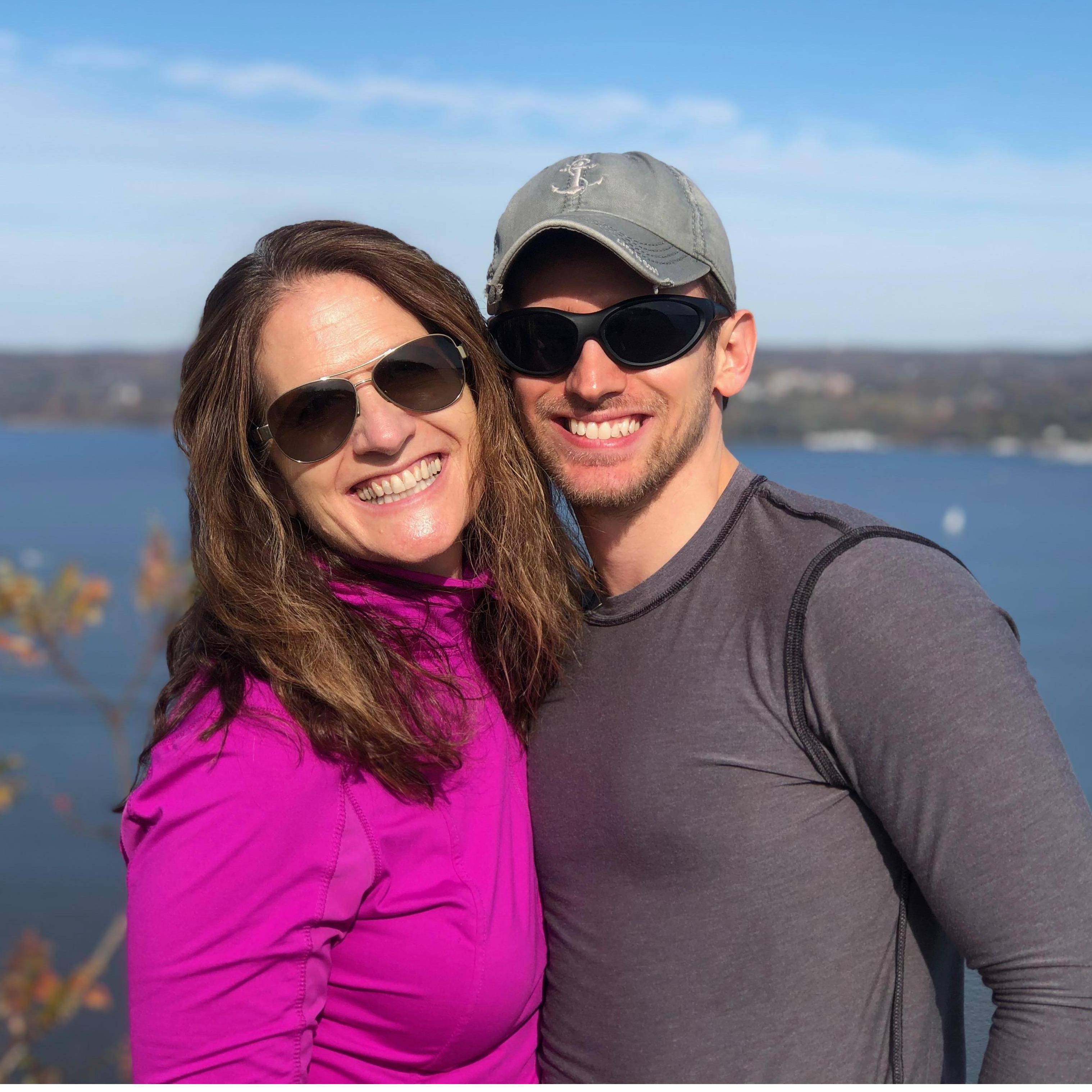 Hiking above The Hudson River