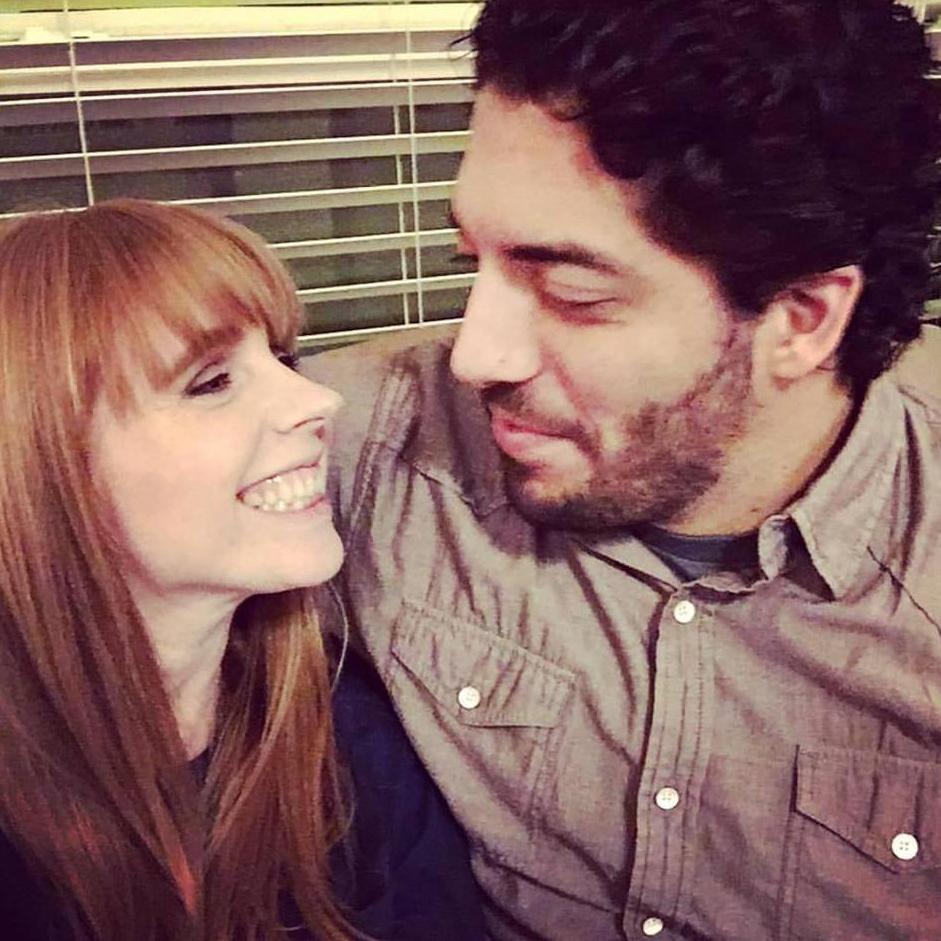 Being super cheesy at our first Thanksgiving together