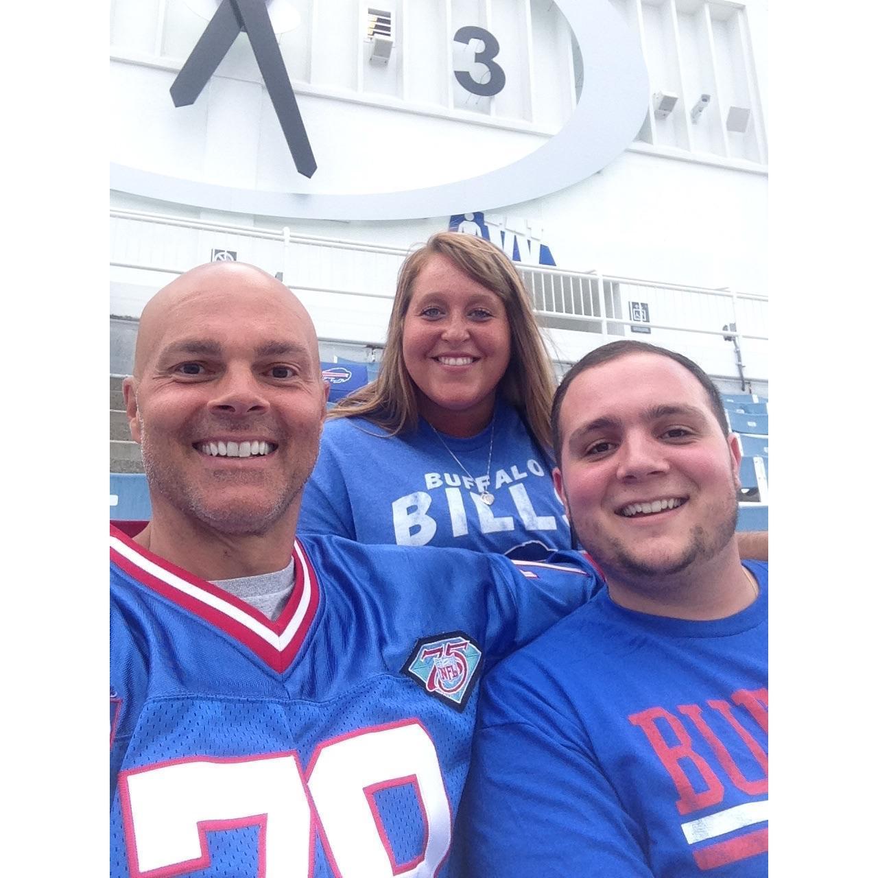 GO BILLS! A fun game with Joe's dad