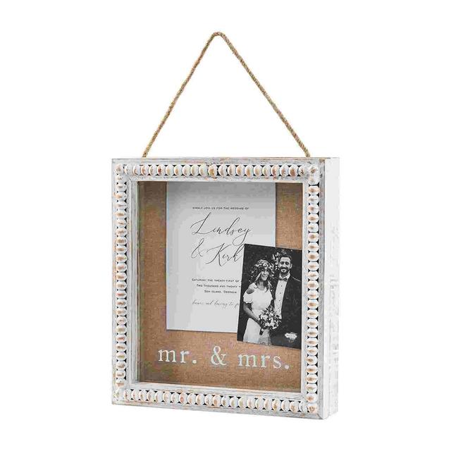 Beaded Wedding Shadow-Box