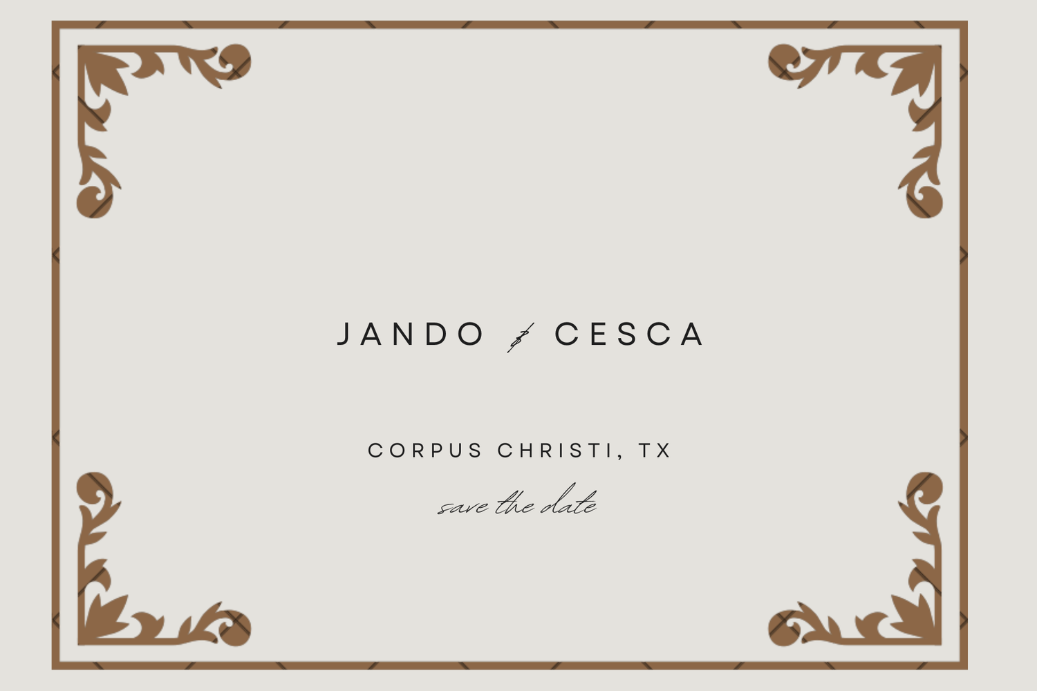 The Wedding Website of Cesca Monayao and Jando Martinez