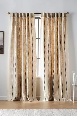 Pieced Stripe Curtain