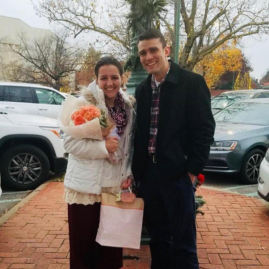 "We're engaged!"