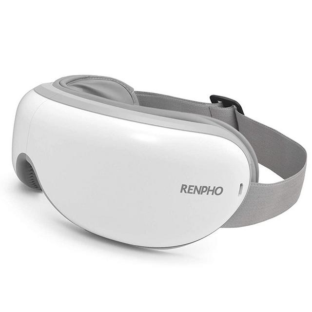 RENPHO Eye Massager with Heat, Compression Bluetooth Music Rechargeable Eye Therapy Massager for Relieve Eye Strain Dark Circles Eye Bags Dry Eye Improve Sleep
