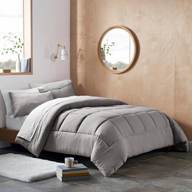 UGG® Devon 3-Piece Reversible King Comforter Set in Seal Grey