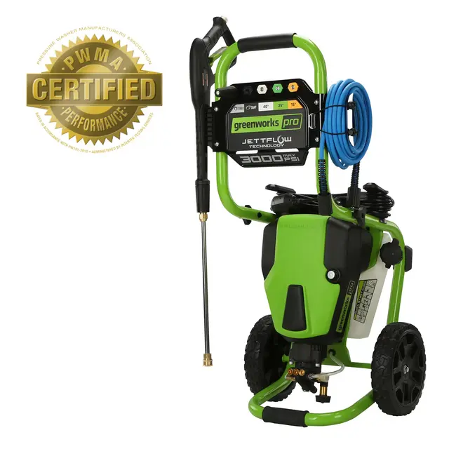 Shop Greenworks Pro Greenworks Pro 3000-PSI 2-GPM Cold Water Electric Pressure Washer