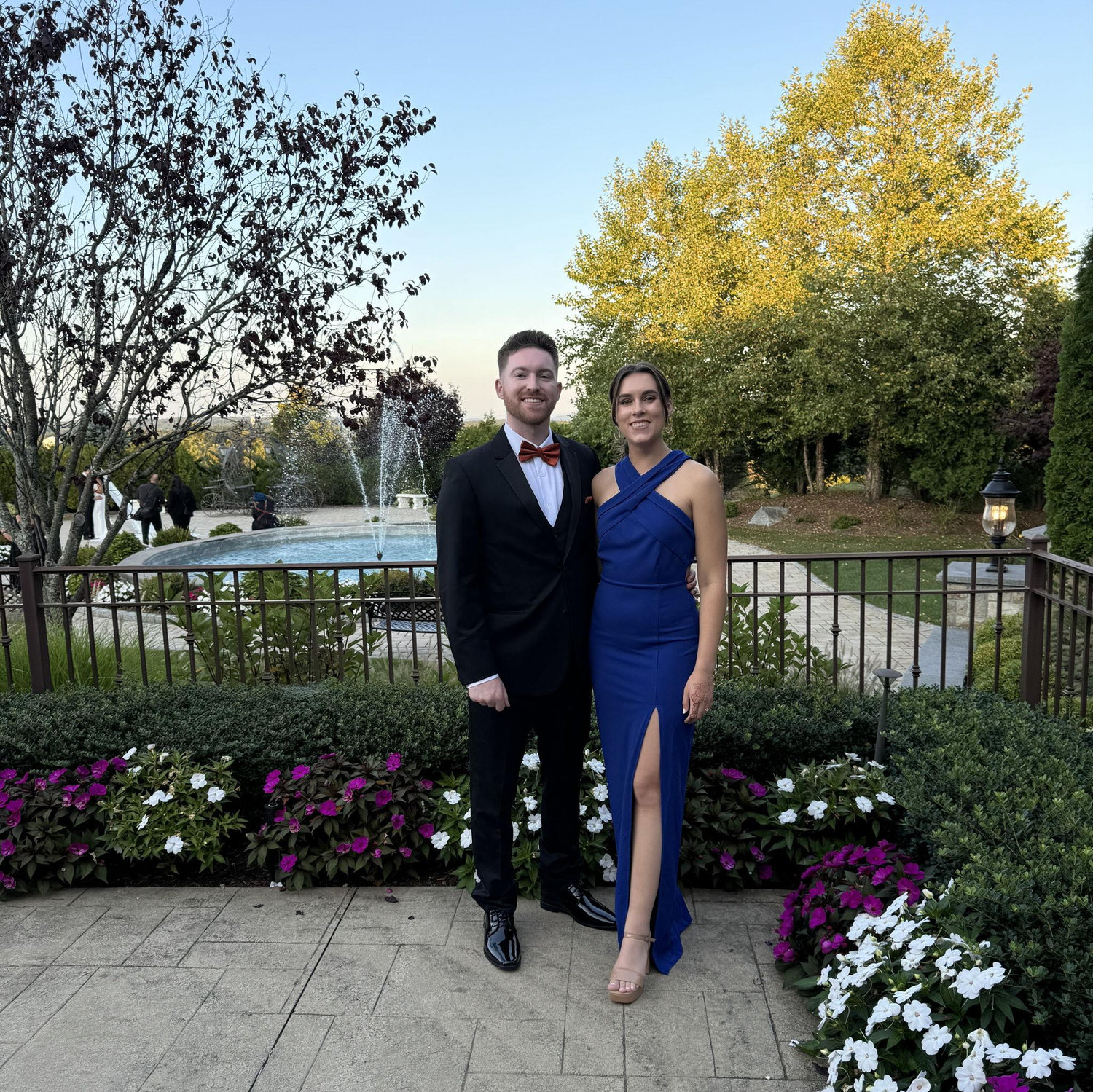 This photo was also taken at Mike and Shreya's wedding for their Christian ceremony!