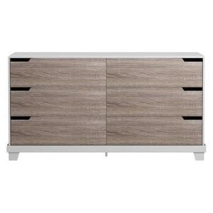 Stockholm Horizontal Dresser - Sonoma/White - Homestar