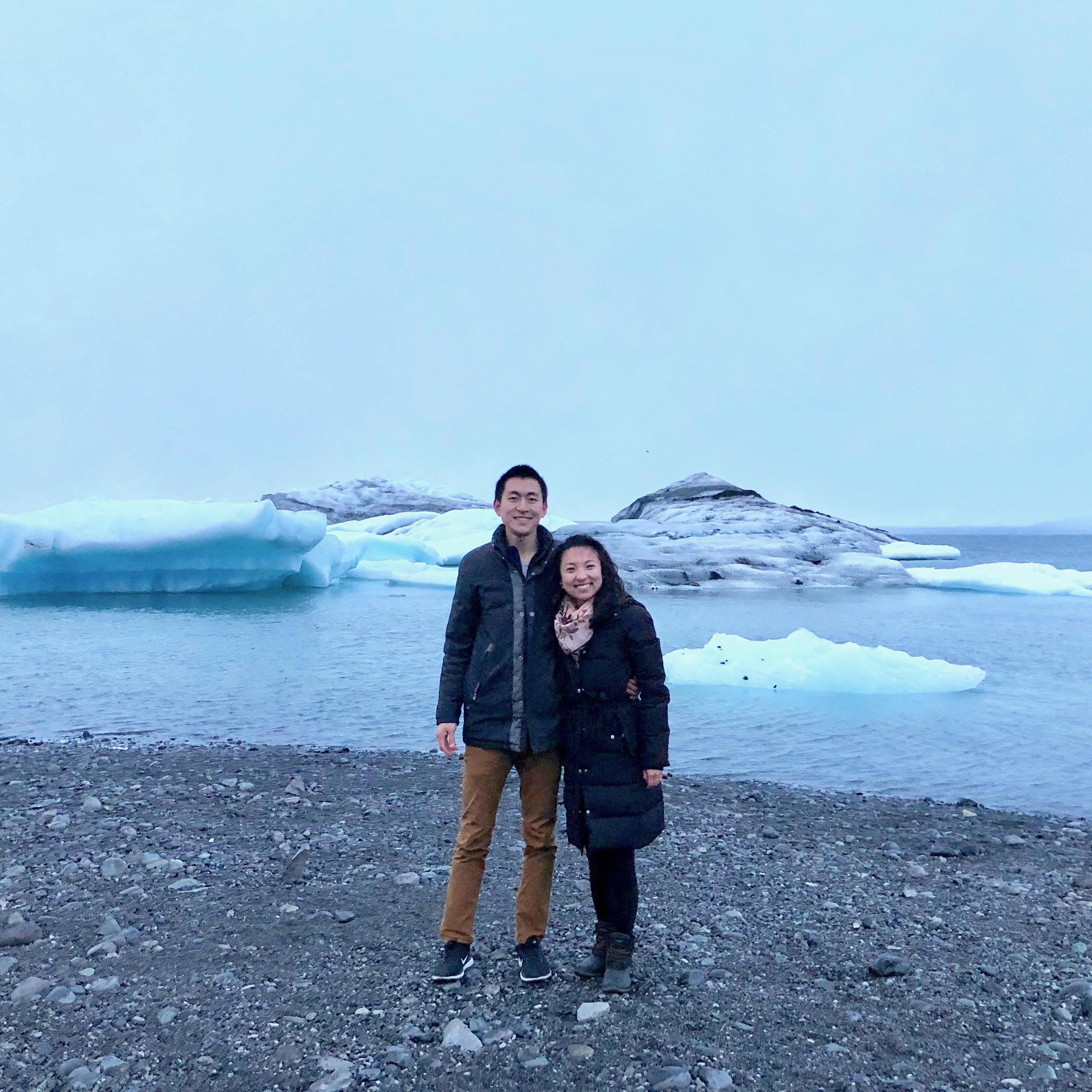 Spring 2018 - Franklin and Biqi get engaged in Iceland