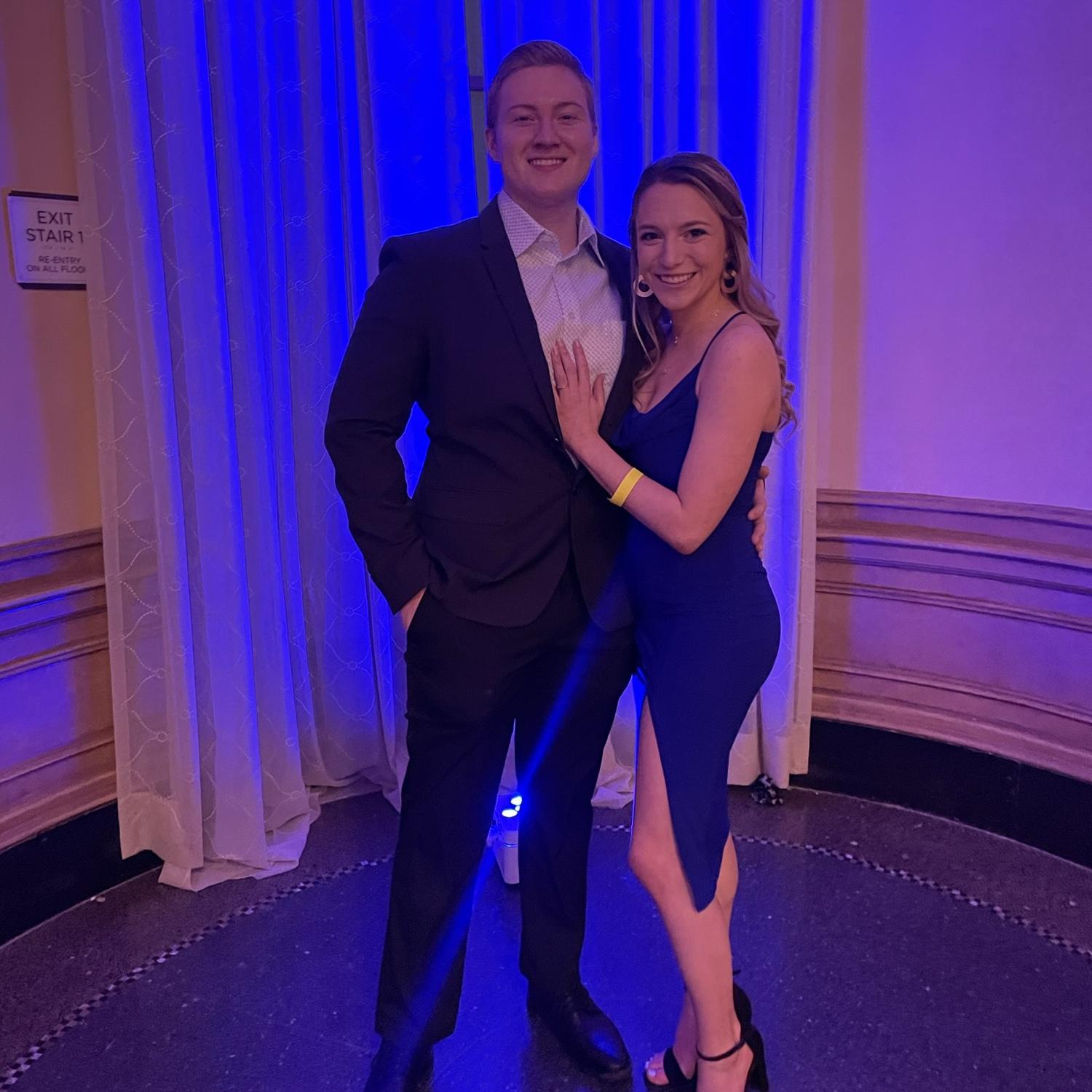 100 Nights formal at Le Moyne - 100 days until graduation!