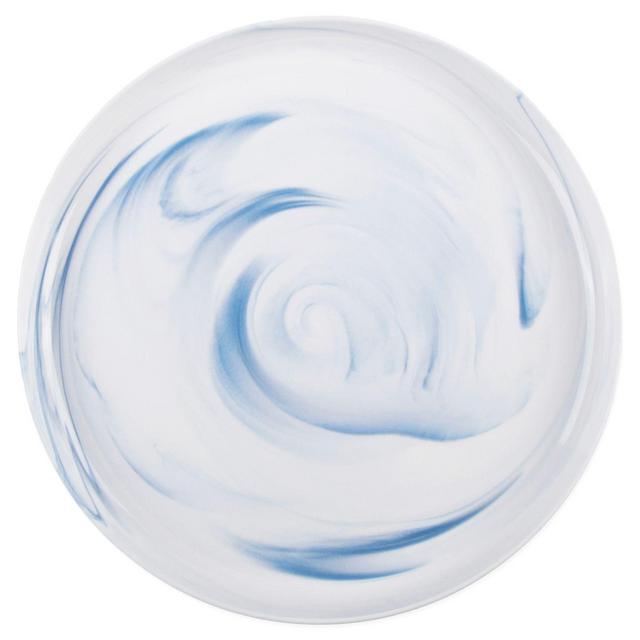 Artisanal Kitchen Supply® Coupe Marbleized Dinner Plates in Blue (Set of 4)