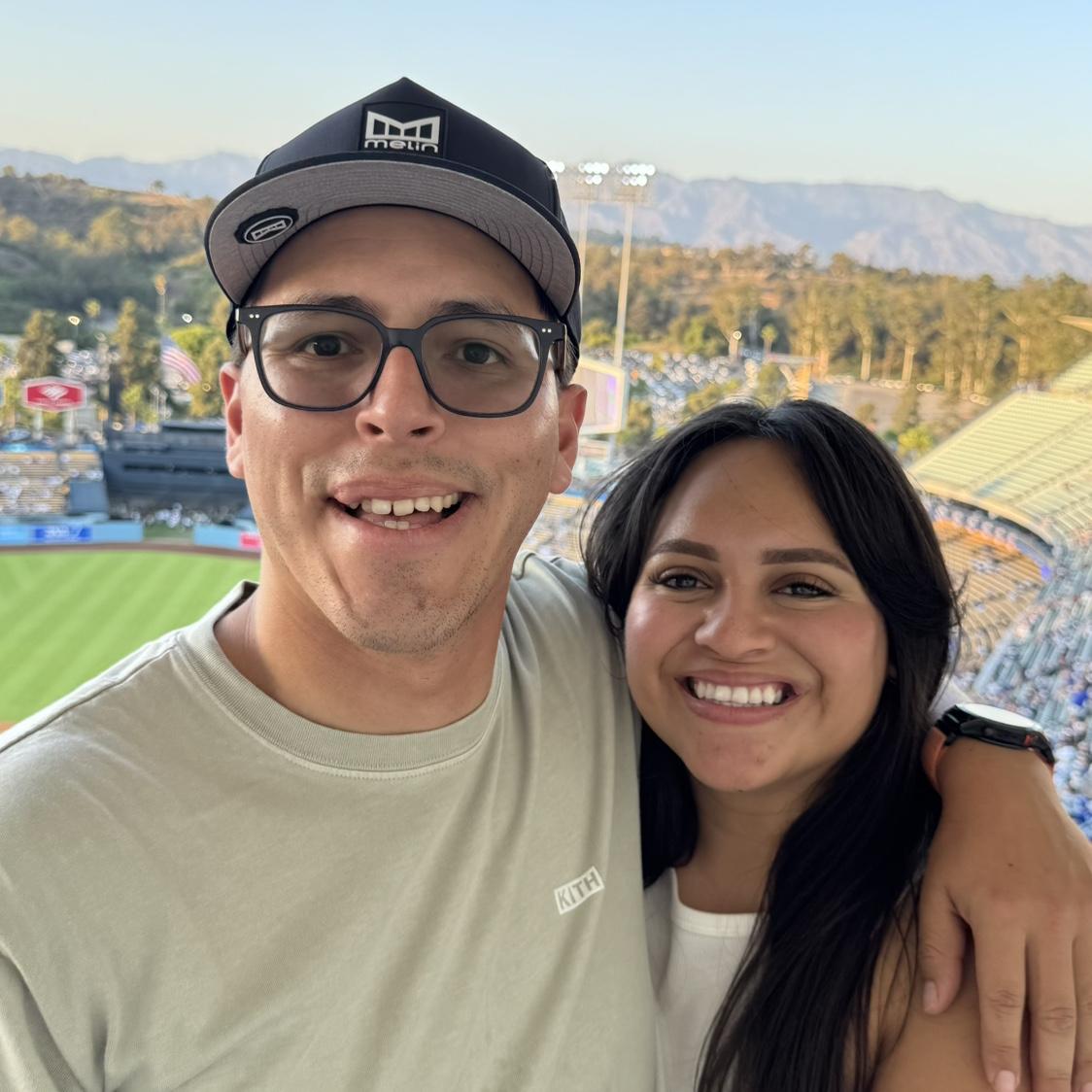 Our first Dodger Game!