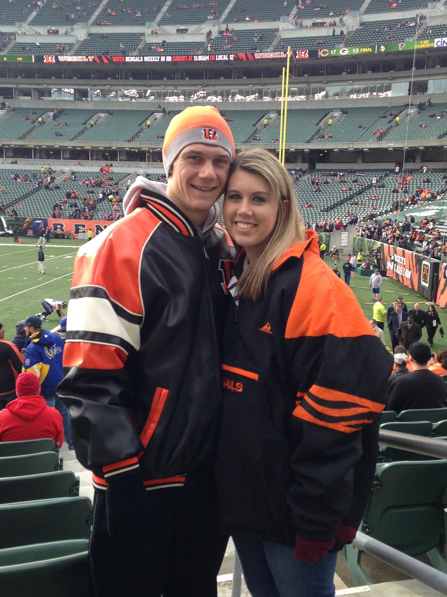 Kelstin’s 1st NFL game 2015