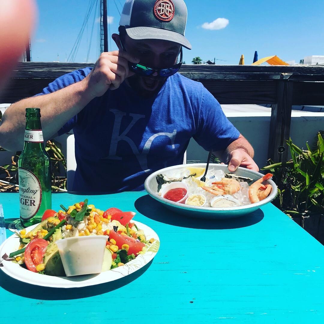 Lunches at Schooner Warf are highly recommended- good eatin', sunshine, and live music