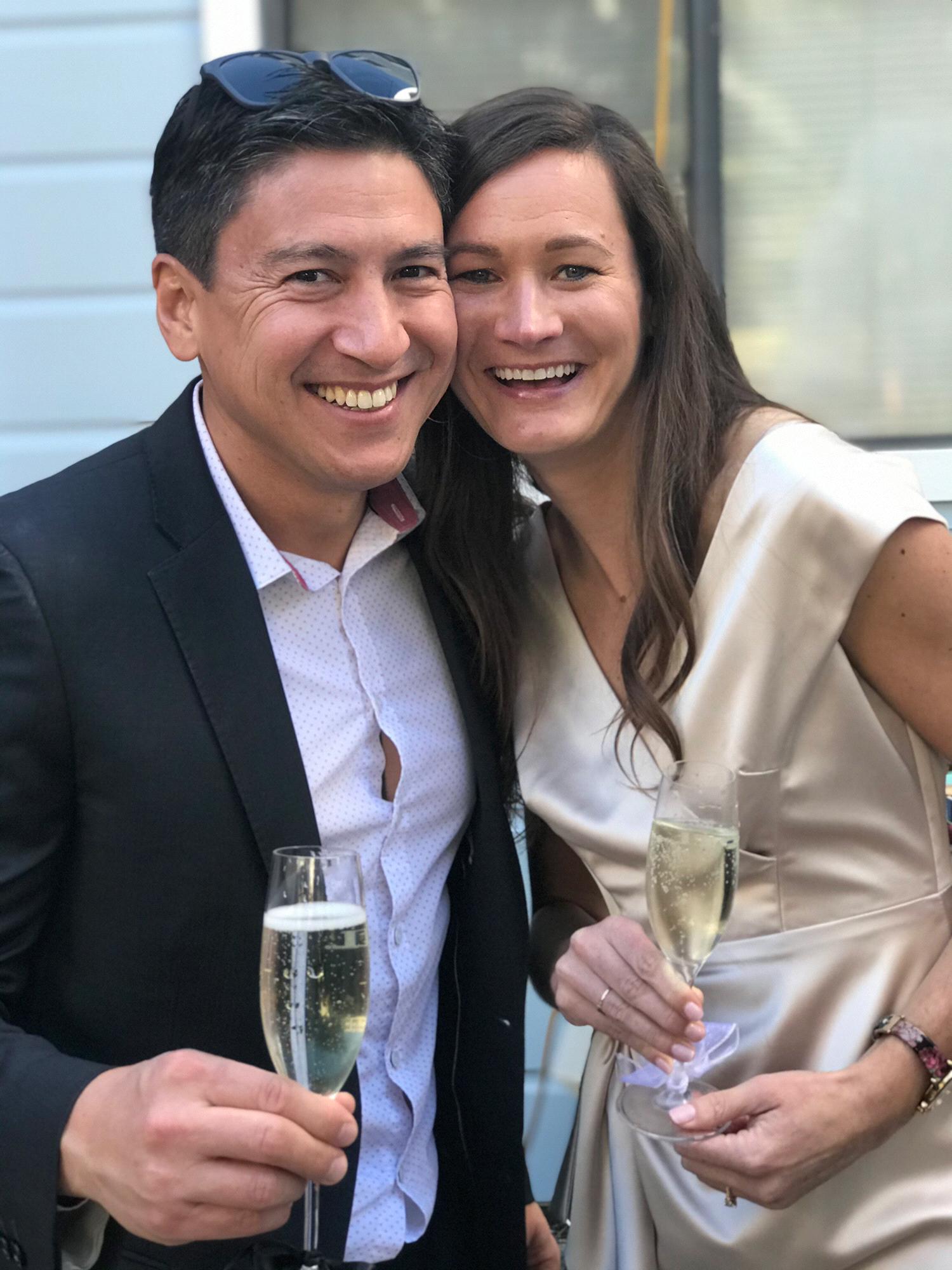 Engagement party celebrations, February 2021