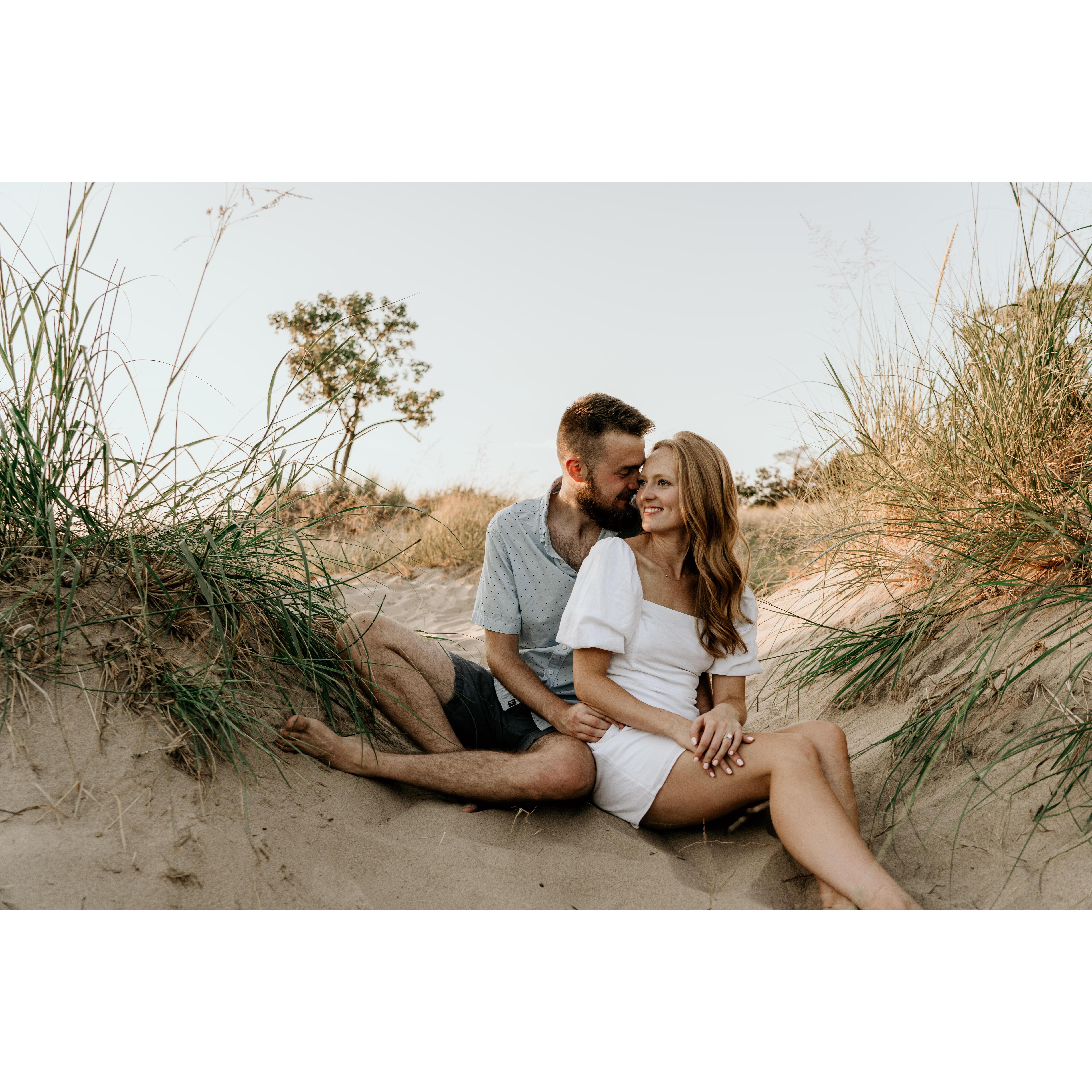 Engagement Photos Saugatuck Dunes, MI 2020