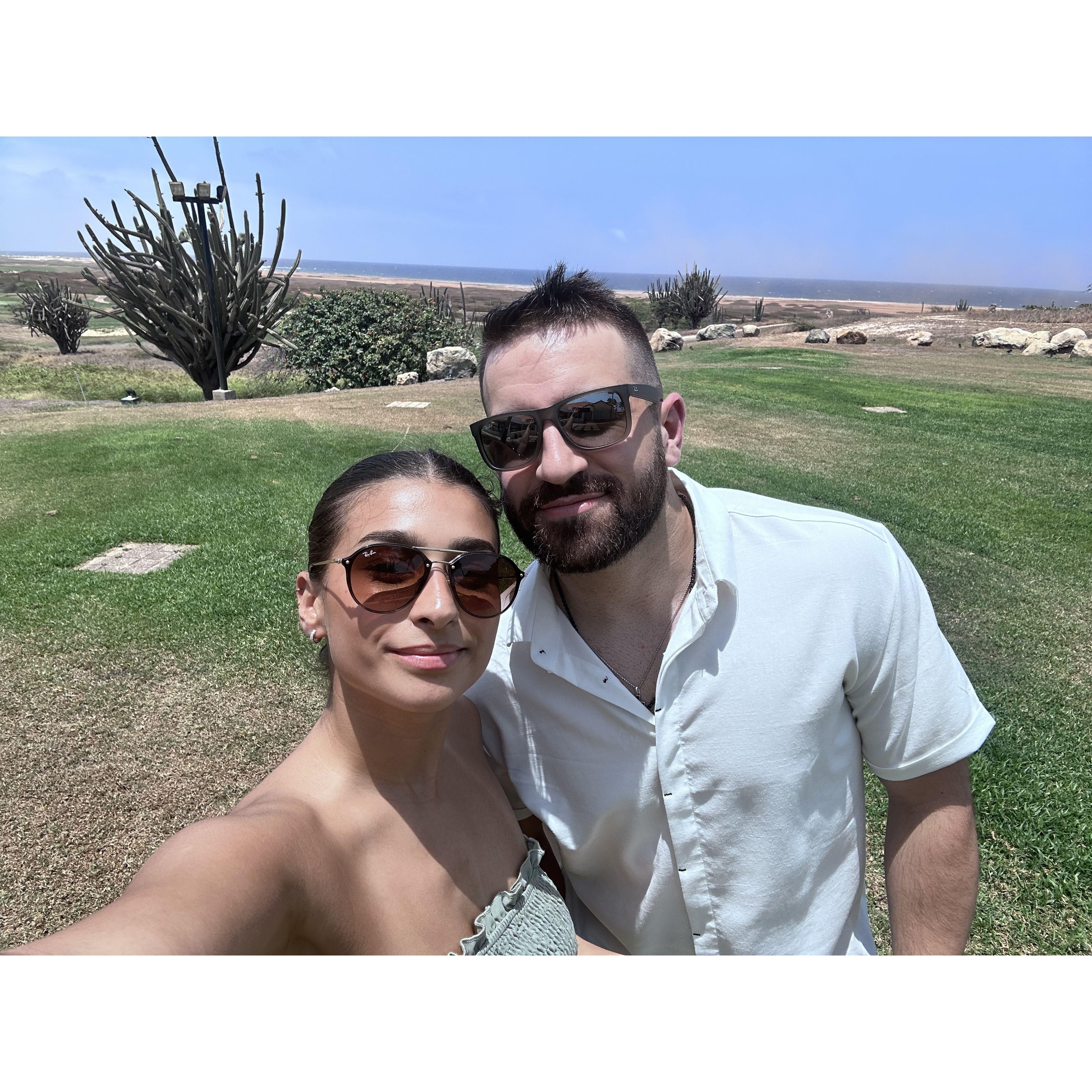 Seeing our venue in person!