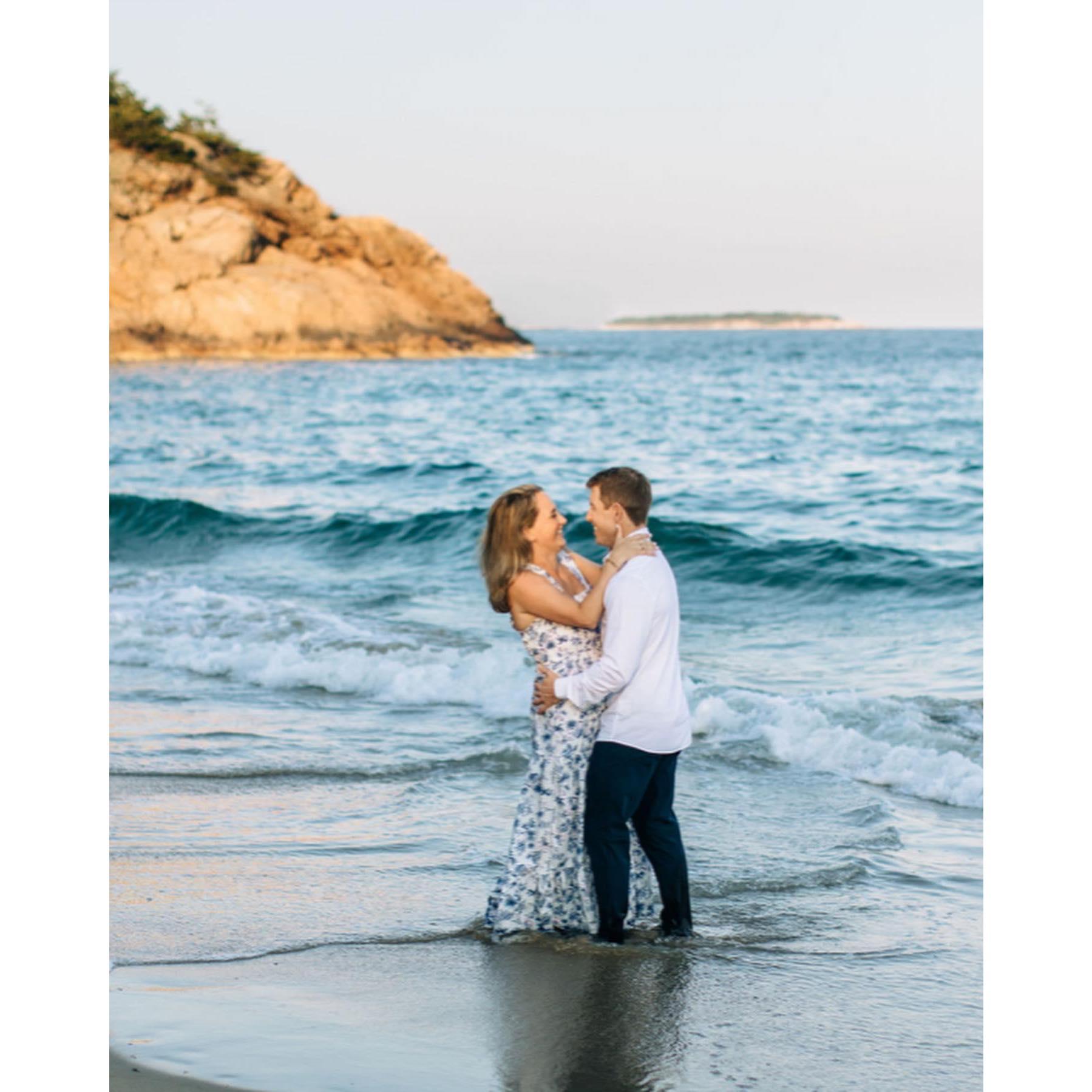 Singing Beach Engagement picture