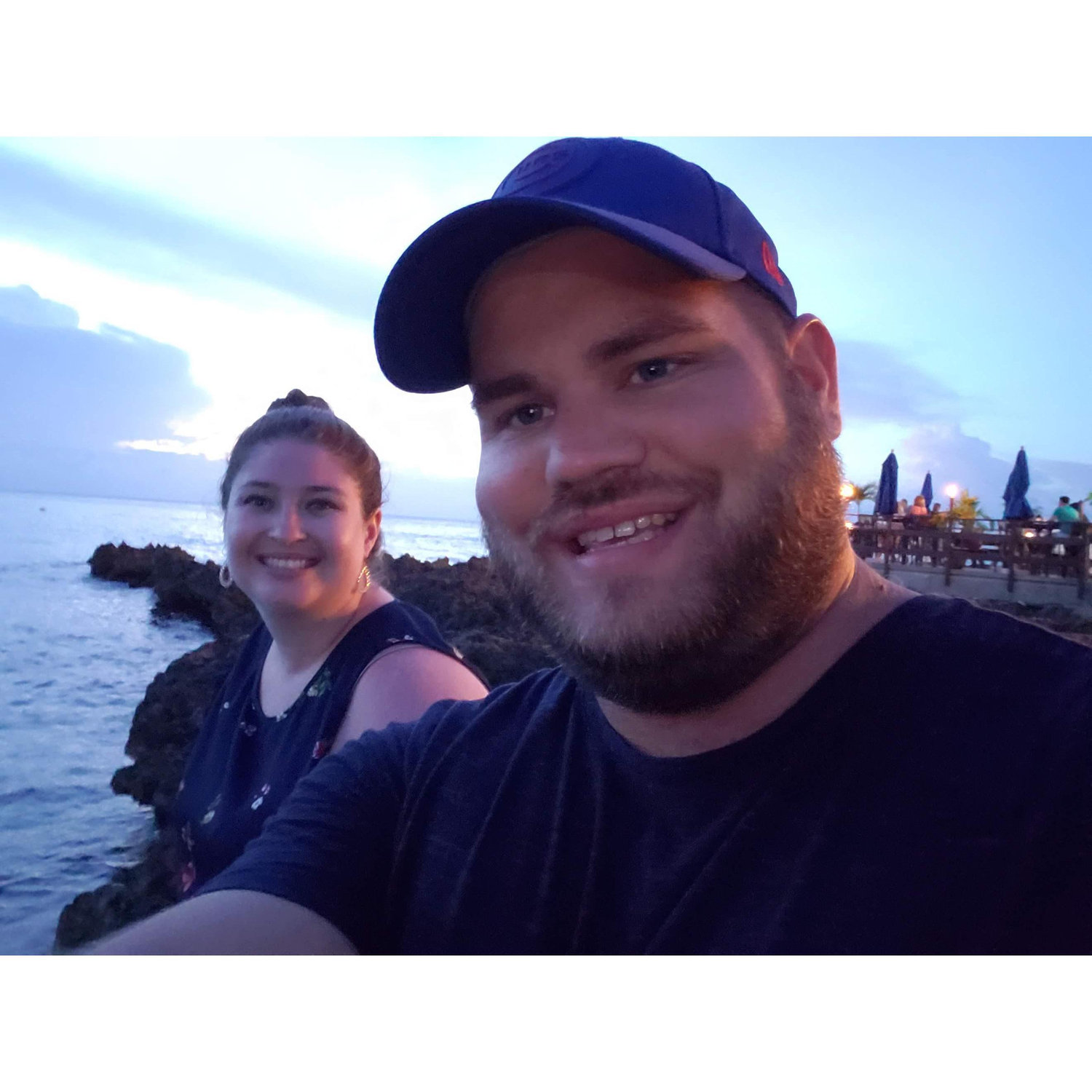 Sunset dinner in the Caymans
