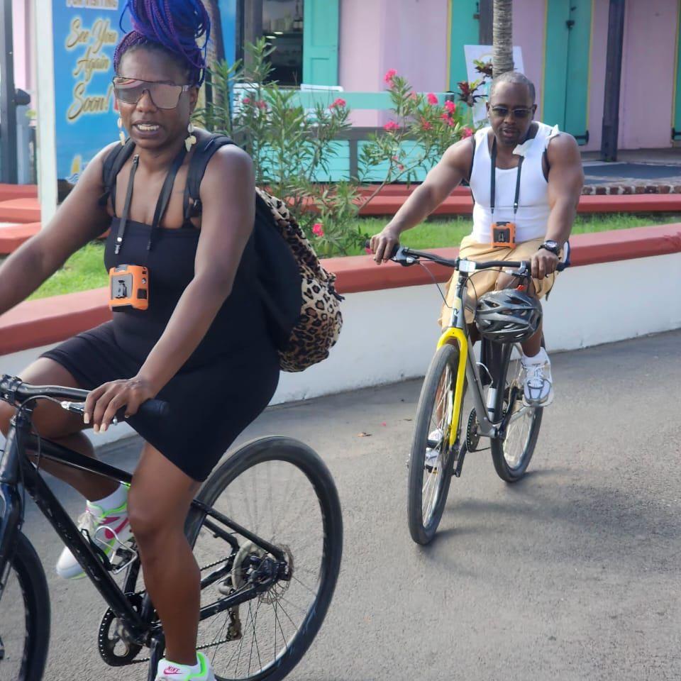 I also had him on a bike tour of the city (on his birthday trip lol).