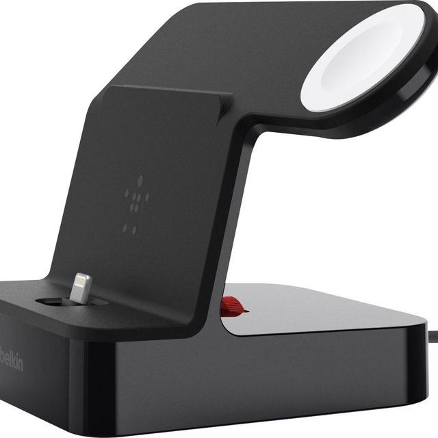 Belkin - PowerHouse Charging Dock for iPhone® and Apple Watch - Black