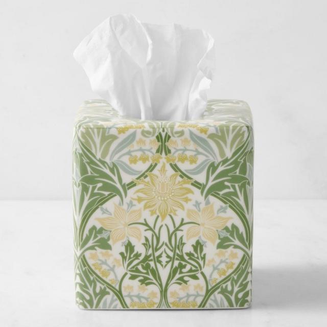 Williams Sonoma Home Blue Bell Tissue Cover