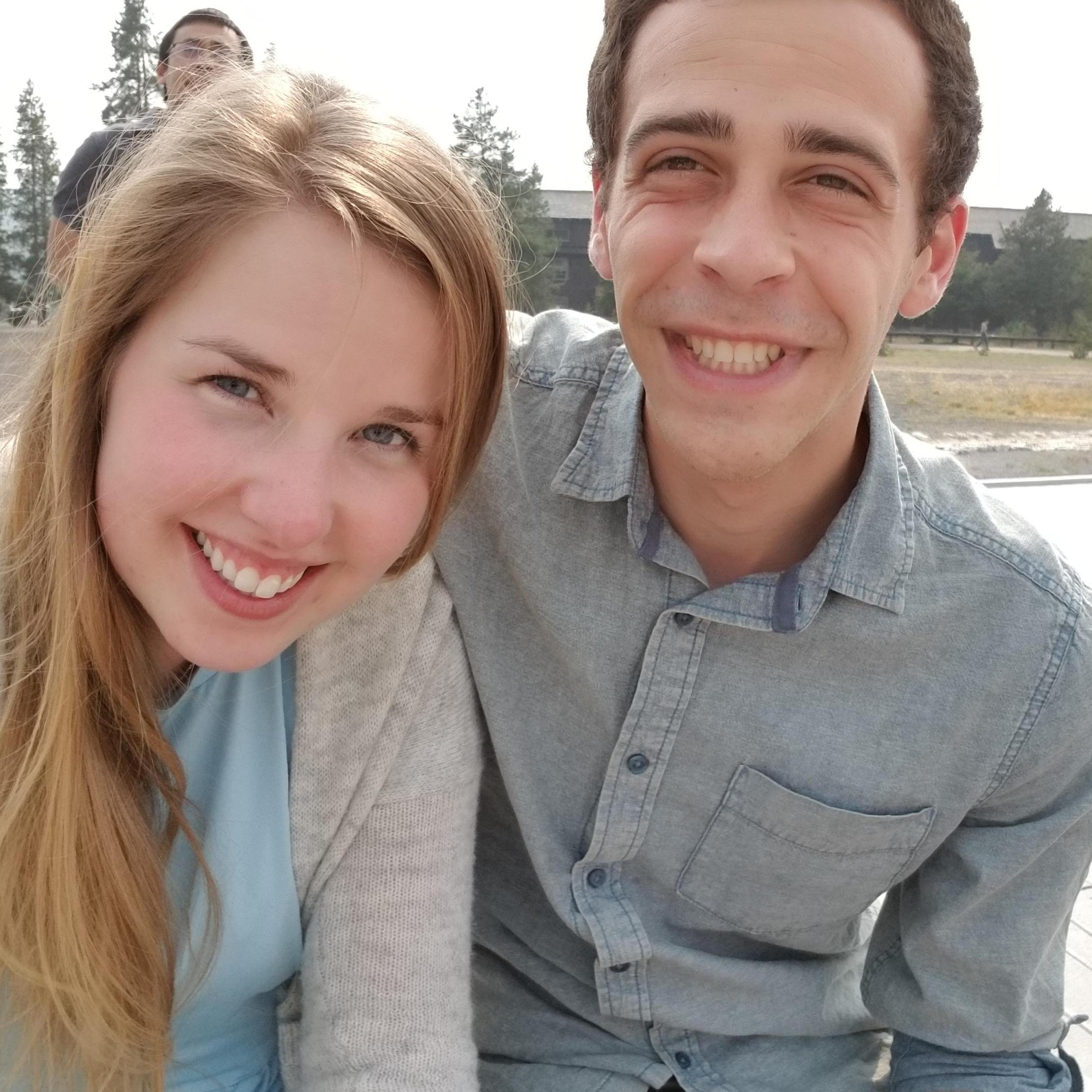 During our first date in Yellowstone we snapped a few photos, and evidently got photo-bombed by a Chinese man. It was great haha.
