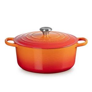 Le Creuset Signature Round Dutch Oven, 7.25 qt, Flame