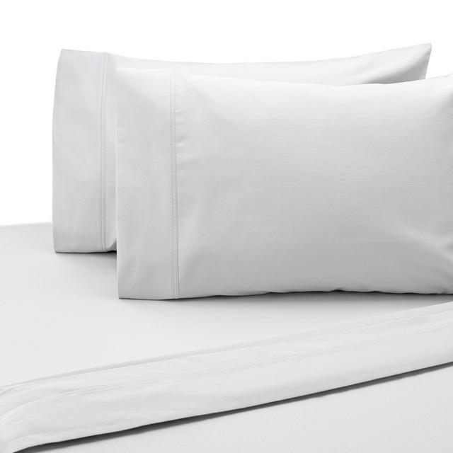 SALT™ 300-Thread-Count Cotton Sateen King Sheet Set in White