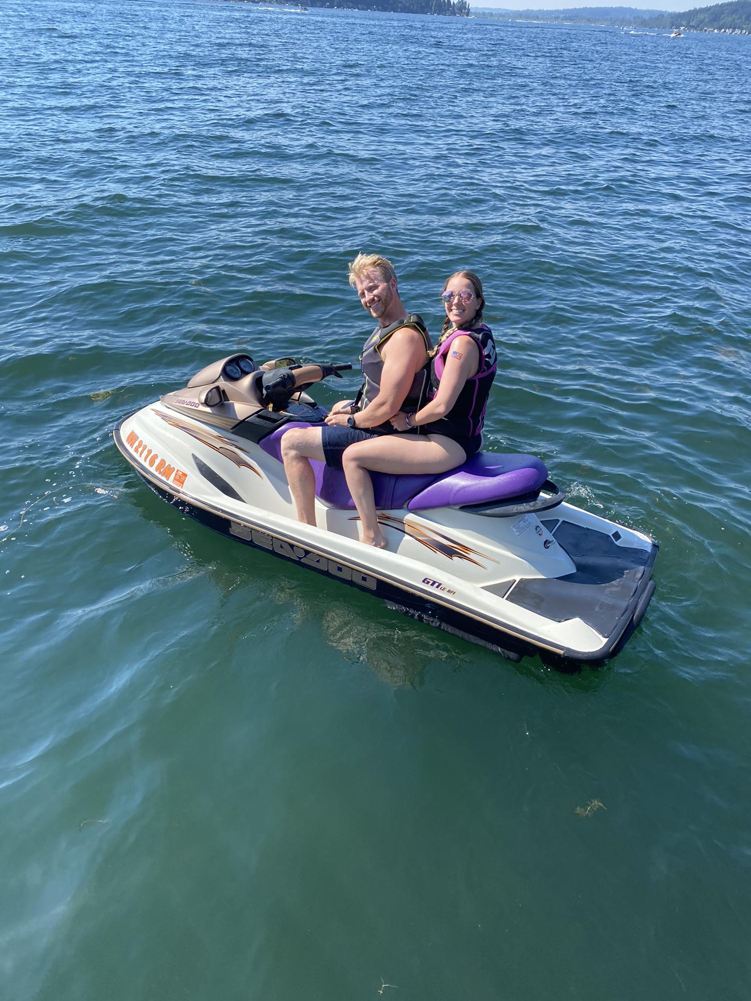 Visiting family on Lake Sammamish