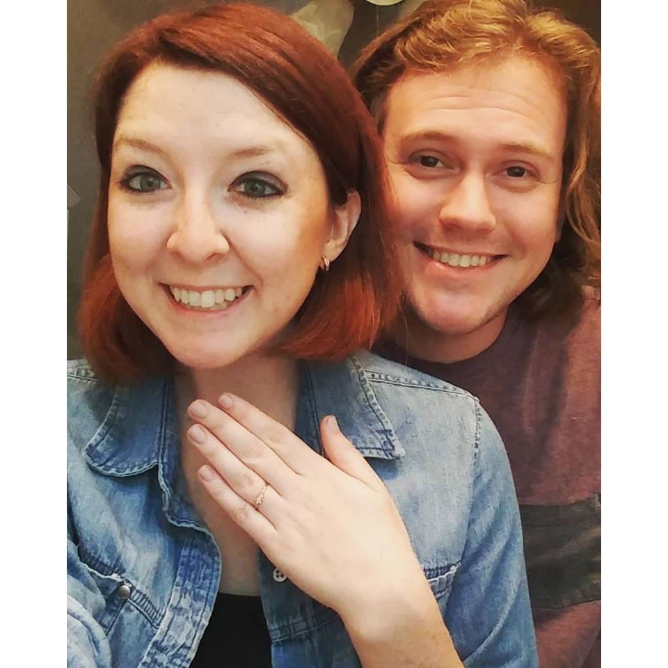 The day we got engaged. June '19