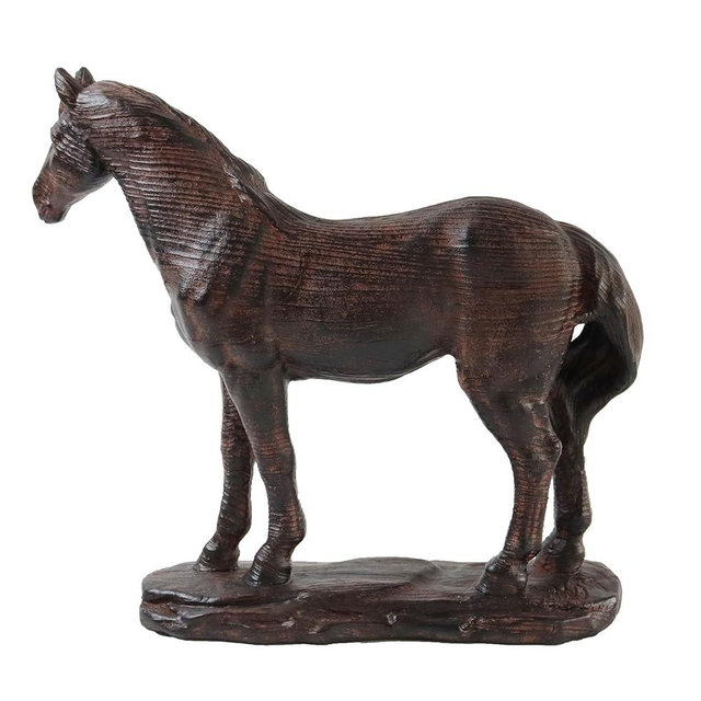 Hymmah Hourse Statue Home Decor Rustic Home Decorations for Living Room, Boho Sculpture Resin Animal Collectible Figurines for Indoor Decor