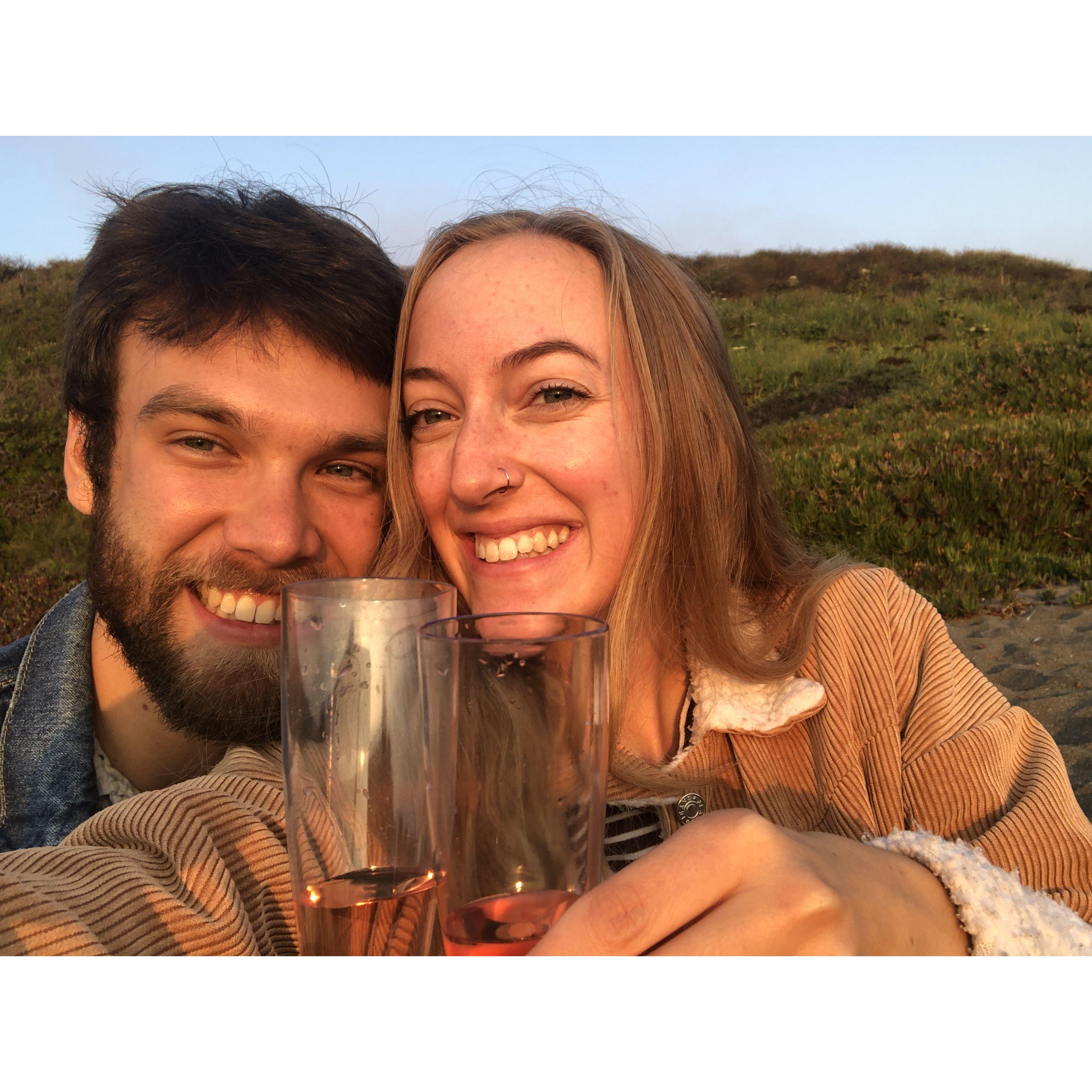 Beach picnic