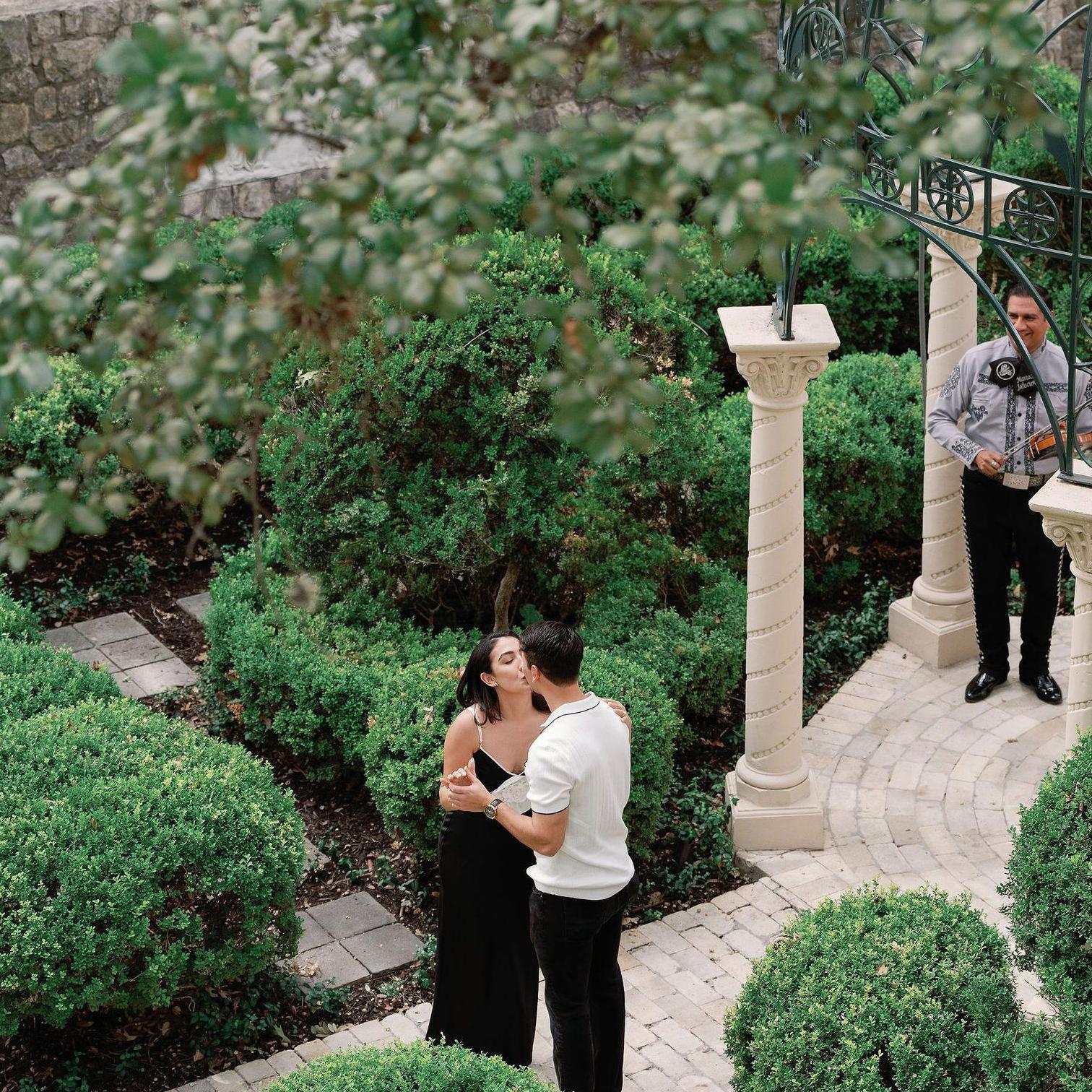 We were dancing to 'Si Nos Dejan by Luis Miguel'. Honestly the most beautiful proposal ever.