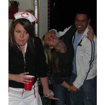 This was our first halloween together. Not much has changed.