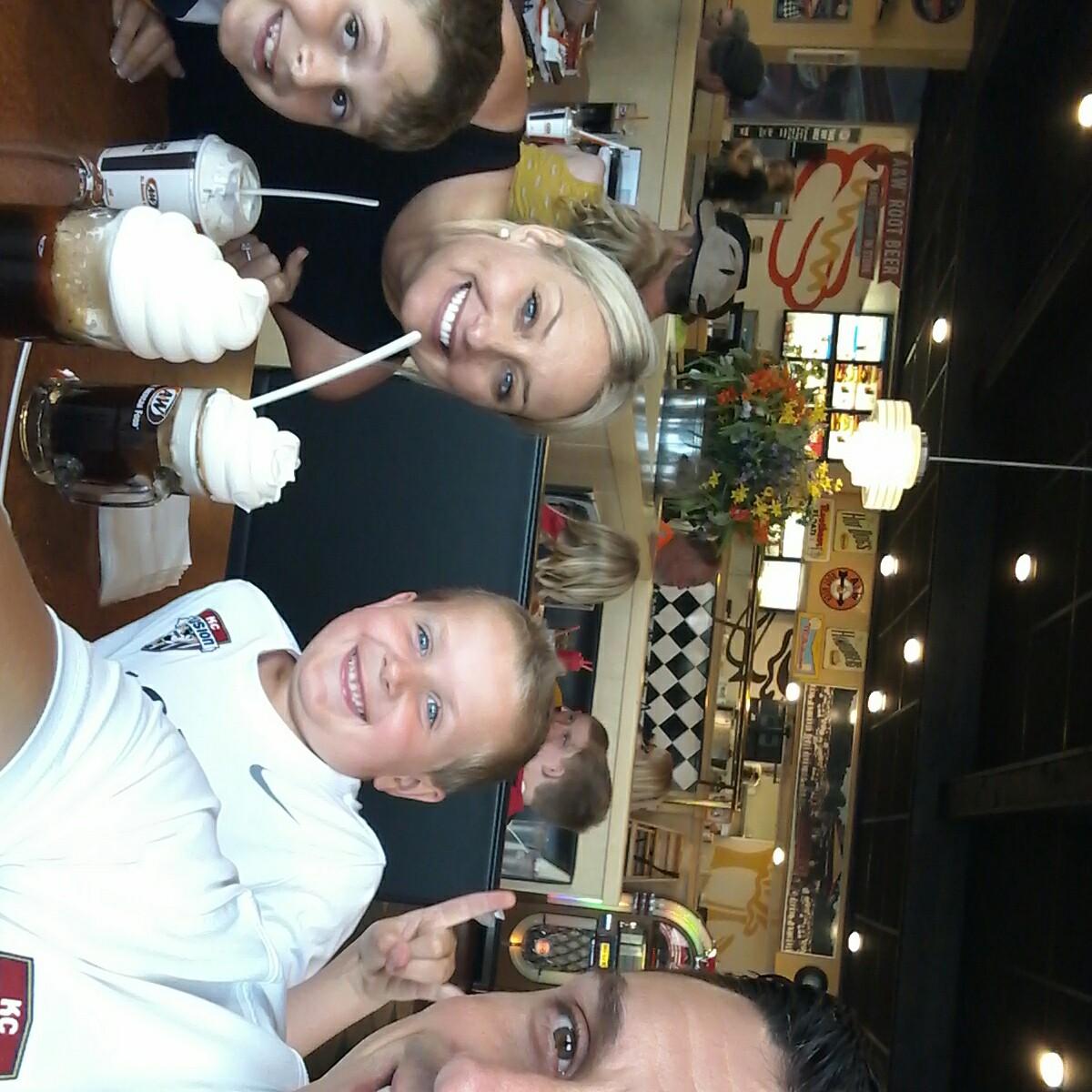 root beer floats in Wisconsin!