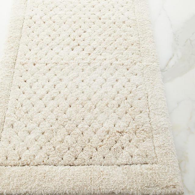 GracciozaLinen Waffle Bath Rug