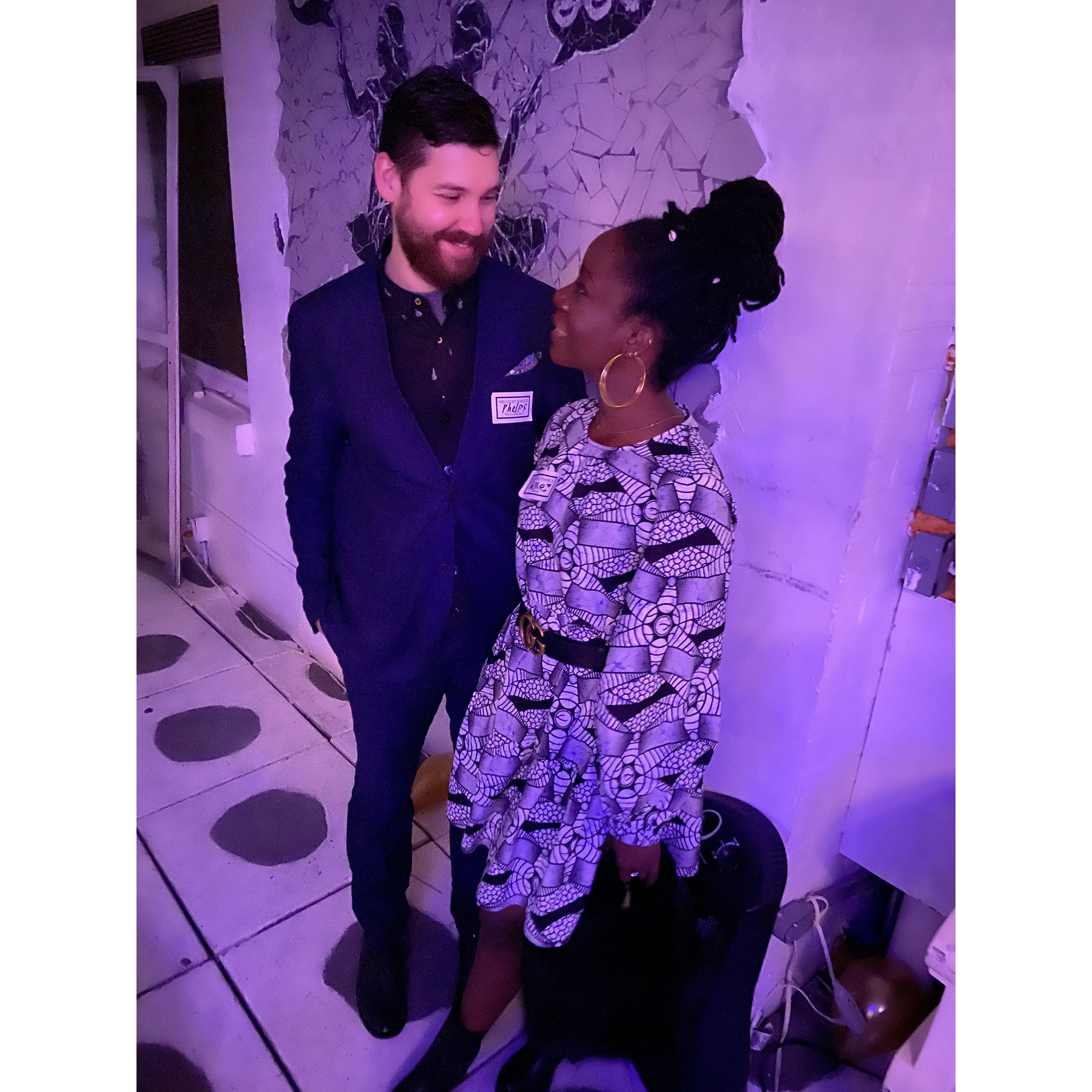 For a friend's engagement party! Love was in the air....