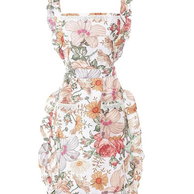 Funny Aprons for Women with Pockets, Kitchen Cooking Grilling Bbq Cute Chef Apron, Mothers Day Birthday Gifts for Women