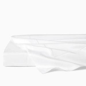 Sferra Giotto Flat Sheet | White | Queen