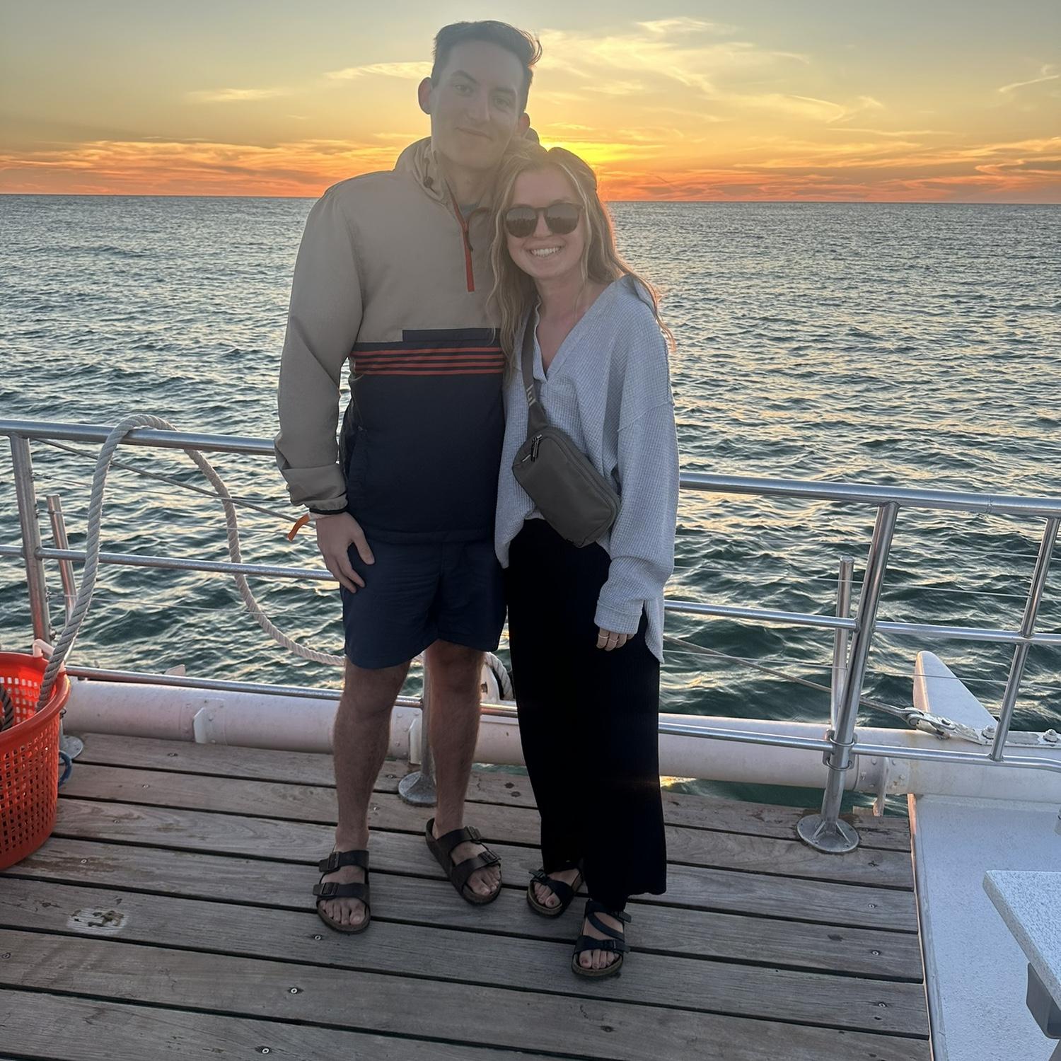 We saw dolphins!