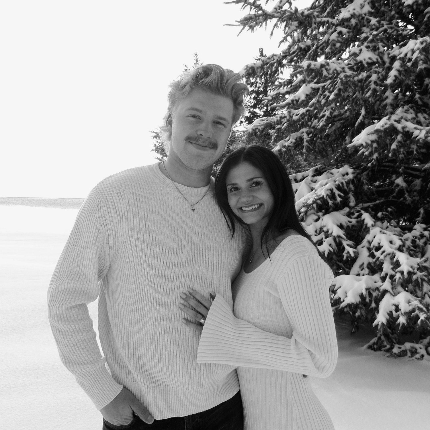 Engagement photos in Chases front yard!
