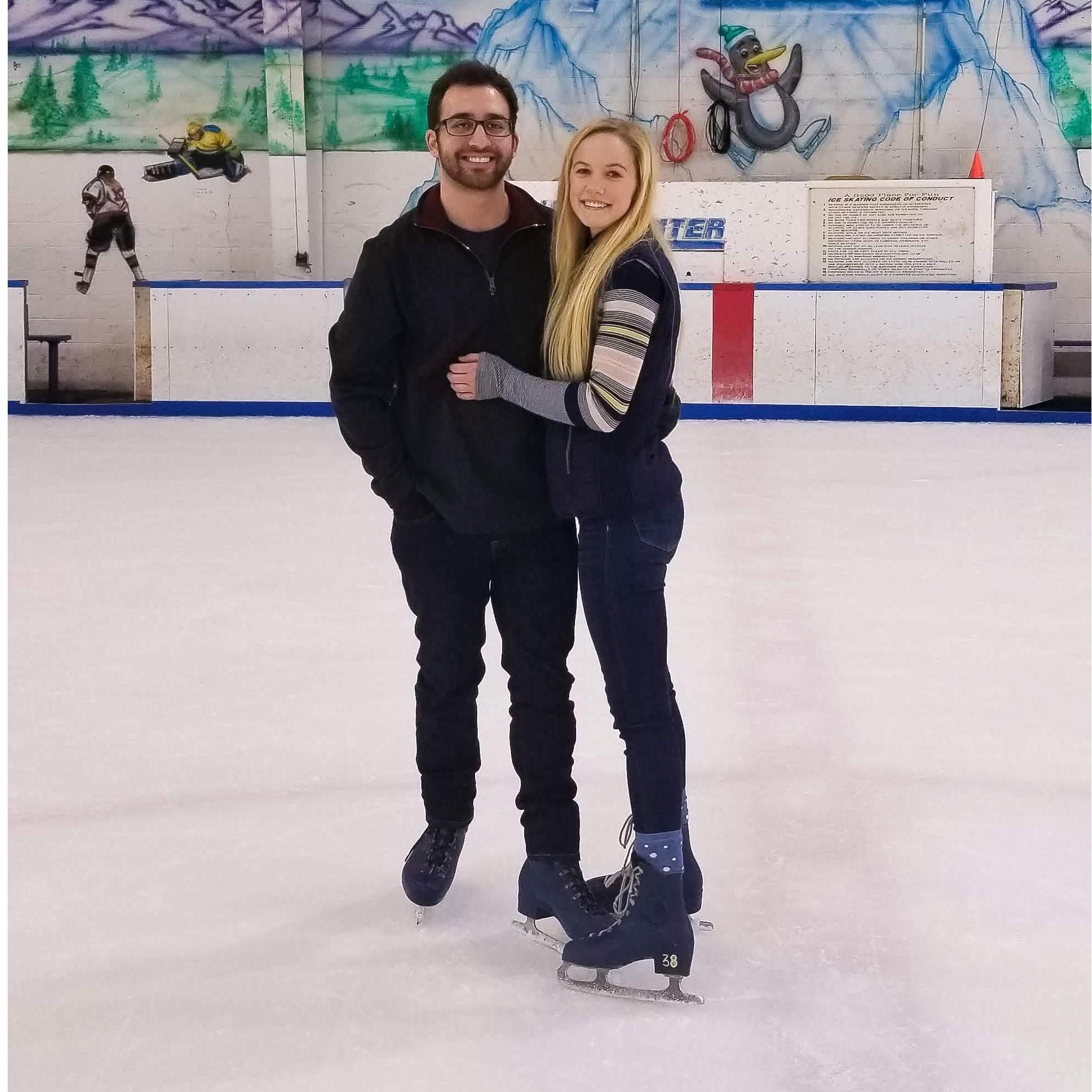 Our very first date!