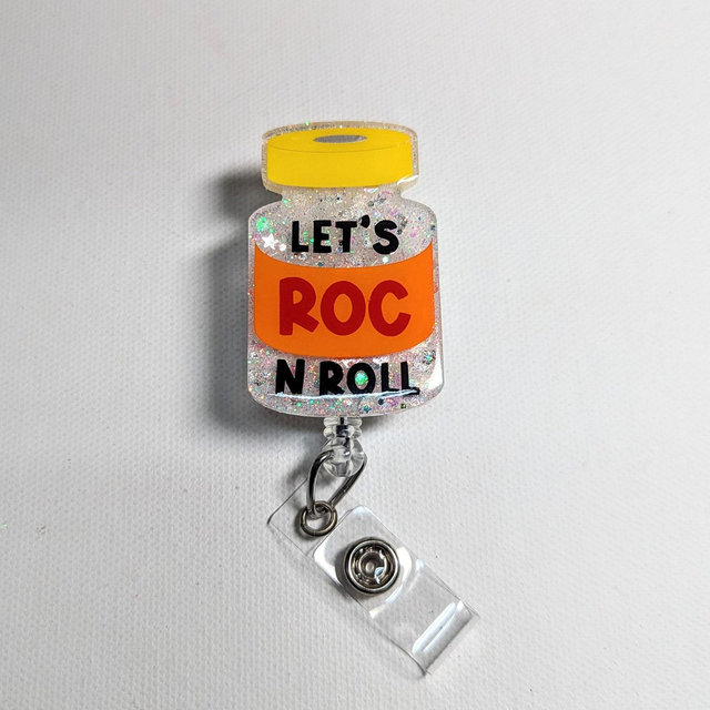Medicine badge reel, ER nurse badge holder, CRNA graduation gift, funny anesthesia badge reel, ICU badge reel funny, paramedic badge reel