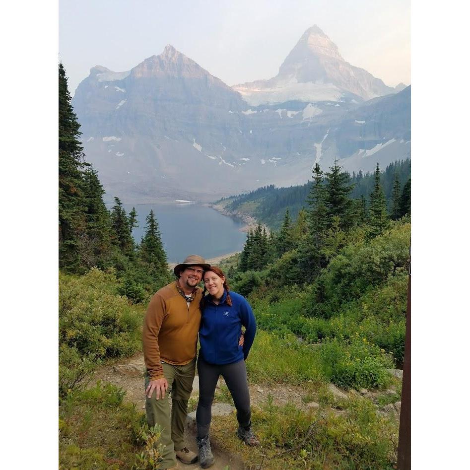 Mount Assinibone, Alberta, Canada. Kevin's first multi-day, and bear filled, backpacking trip.