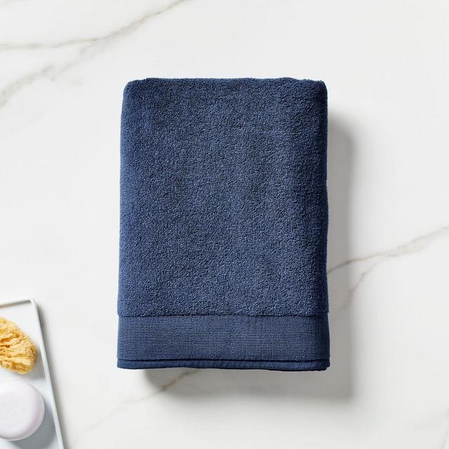 Organic Luxe Fibrosoft Towel, Bath Towel, Midnight