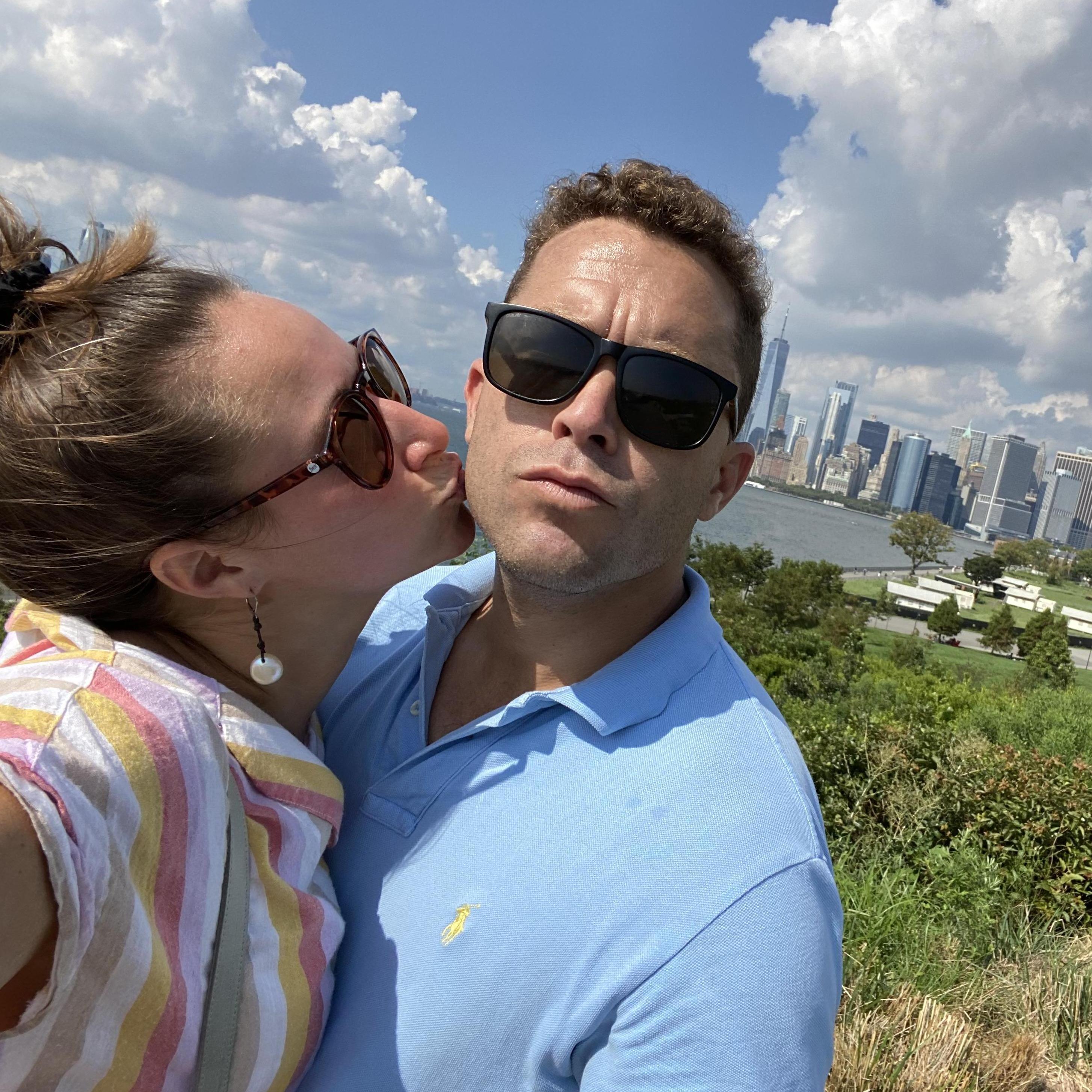 Being goofy at Governors Island