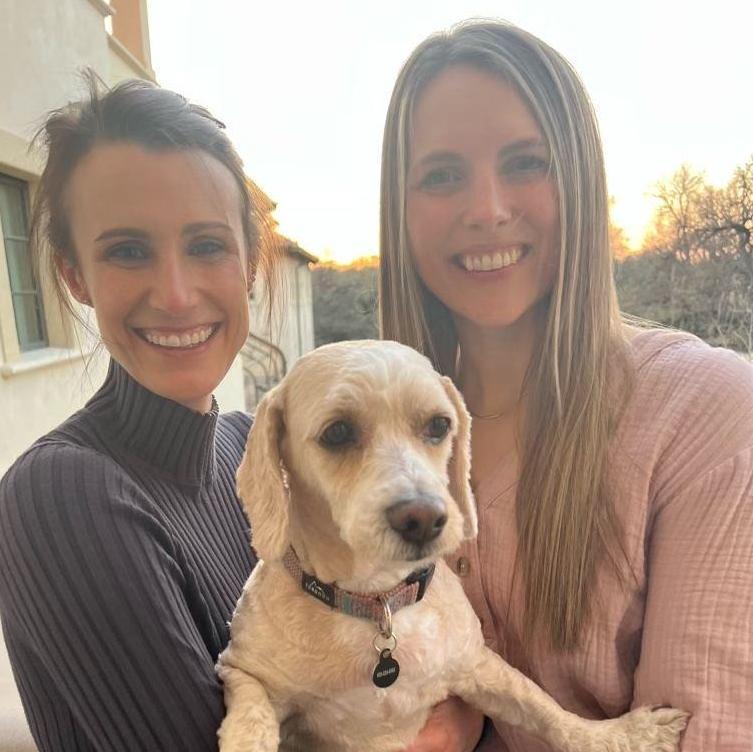 Celebrating our engagement with our guy Boston. 