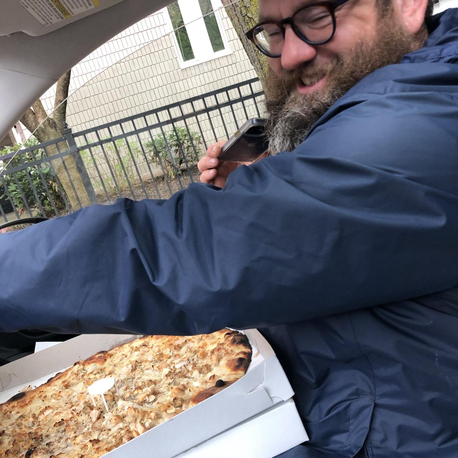 Pepe’s white clam pizza, the pie of legend!